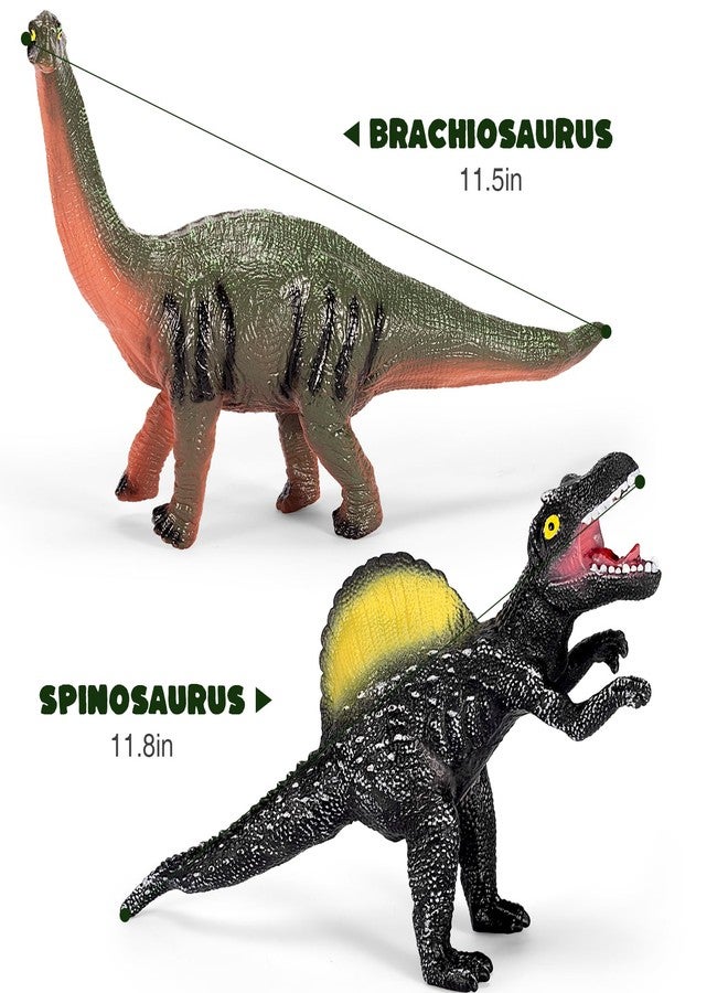 SUGFUT 7 Piece Jumbo Dinosaur Toys for Kids Large Dinosaur Toys for Kid 3-5 - Perfect Party Favors Birthday for Kids - Image 5